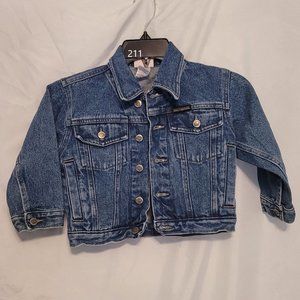 Size 4 Harley Davidson Blue Jean Jacket